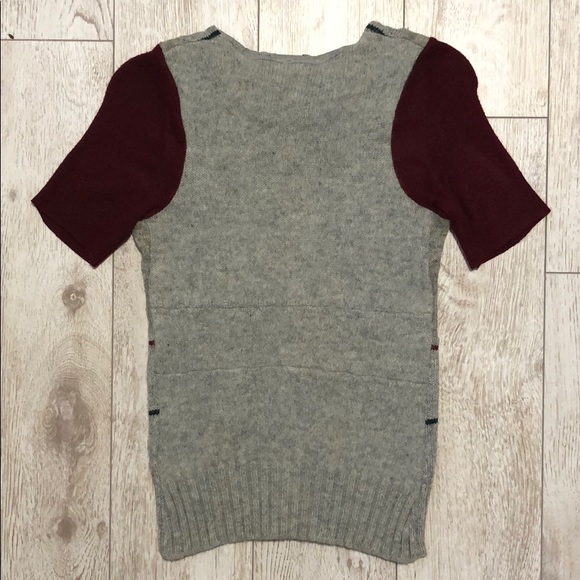 Preloved reclaimed wool cotton sweater top S - Picture 2 of 4